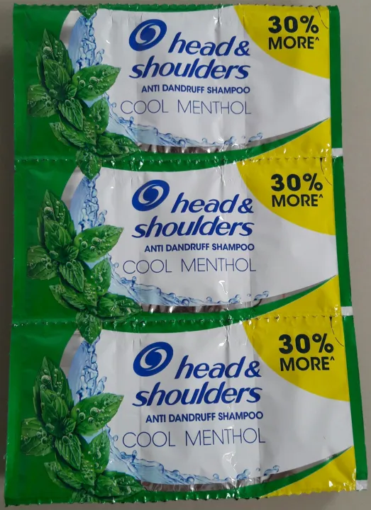 Head Shoulders Anti Dandruff Shampoo Cool Menthol 12ml X 12 Lazada PH