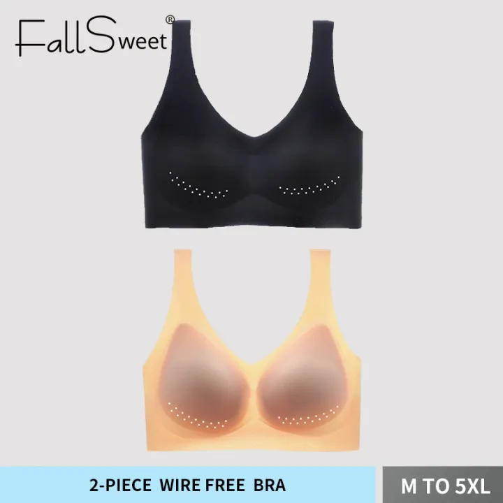 FallSweet Ultra Thin Ice Silk Seamless Bra Beautiful Back Underwear