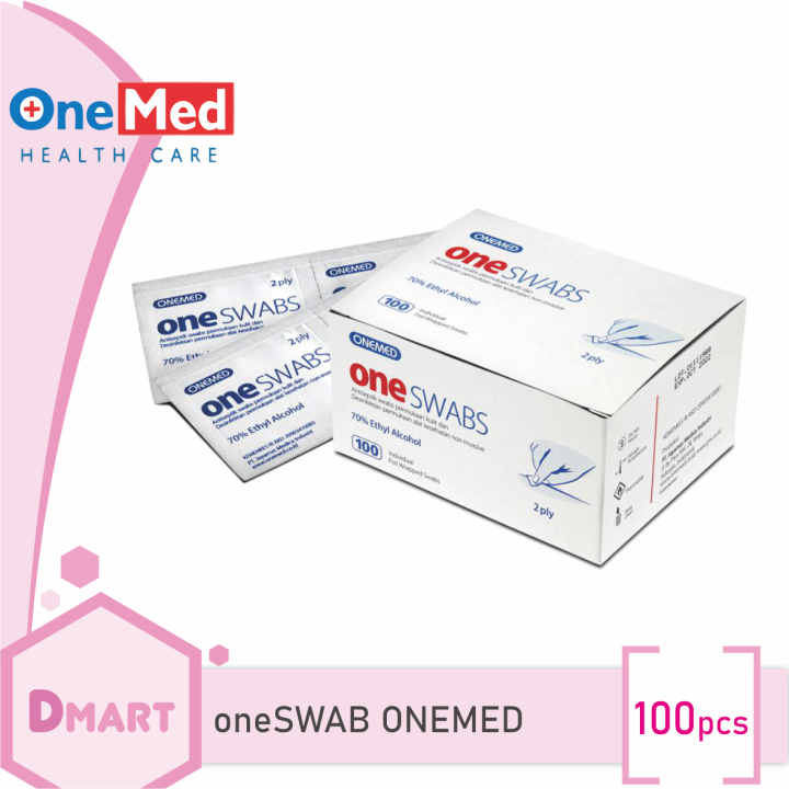 Oneswab Onemed Tissue Alkohol Alcohol Swab Kapas Alkohol One Swab