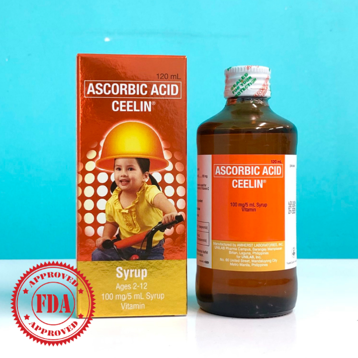 Ceelin Vitamin C 250ml Syrup Ascorbic Acid Lazada PH