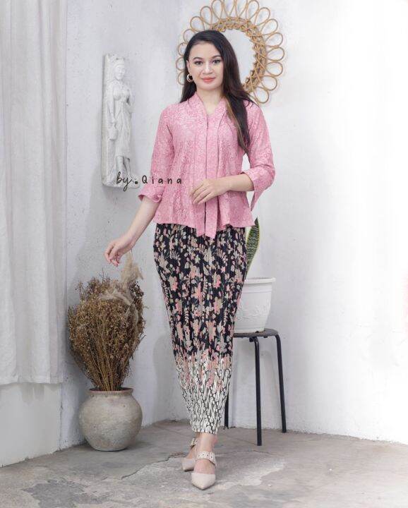 Harga Promo Set Atasan Kebaya Floy Brukat Kebaya Kutubaru Floy Brukat