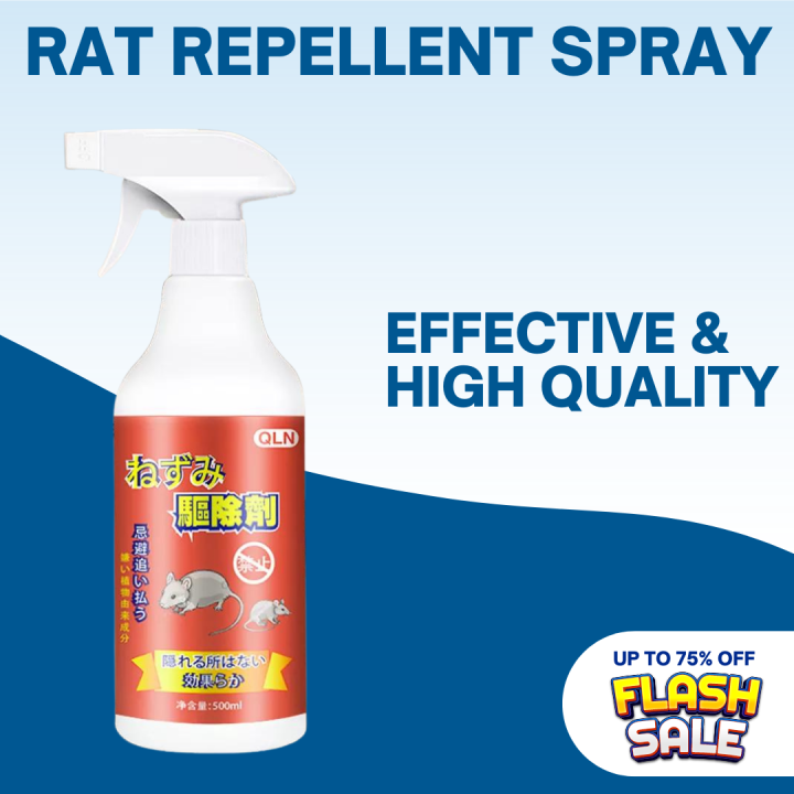 Qart Pinoy Mnl Original COD New Powerful Rat Repellent Spray 500g