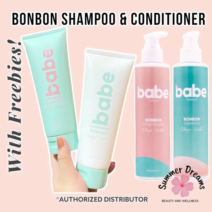 Babe Formula BonBon Sulfate Free Shampoo And Conditioner Singles And