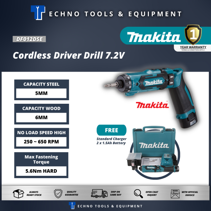 Makita Df Dse Cordless Driver Drill V Year Warranty Lazada