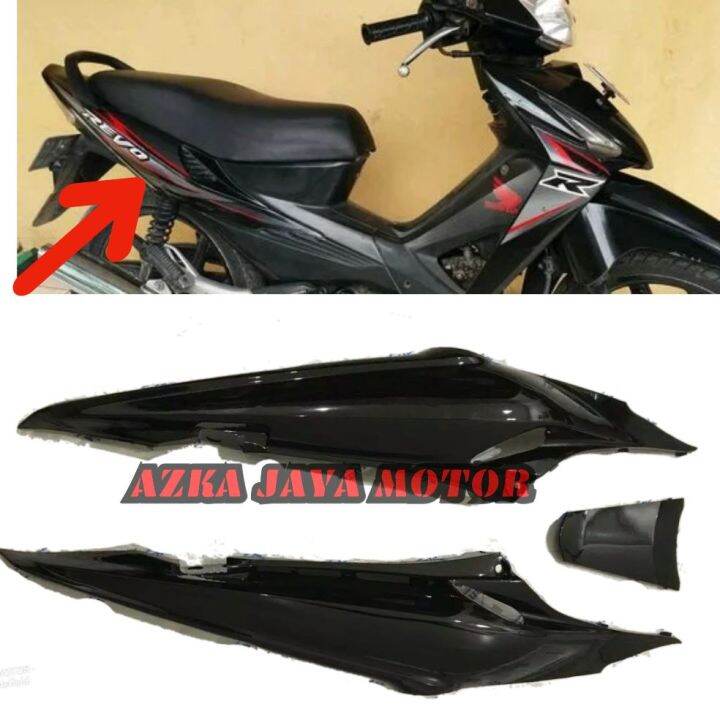 Body Revo Lama Hitam Polos Cover Body Honda Revo Ramping Warna Hitam