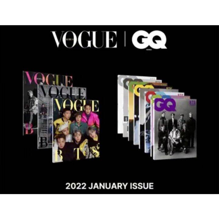 be in great demand พรอมสง BTS X LV BY VOGUE GQ 2022 JANUARY ISSUE