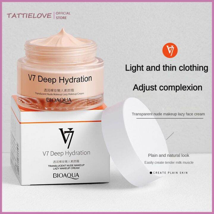 Tattielove Bioaoua Translucent Nude Makeup V Lazy Suyan Cream