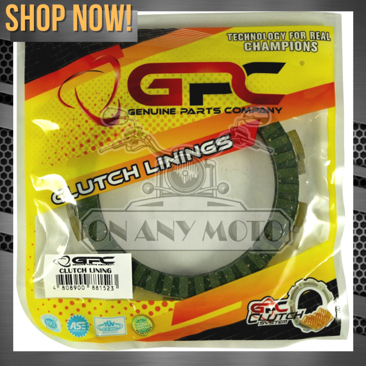 On Any Moto Gpc Clutch Lining Set For Wave Dash Cb Cb Pcs