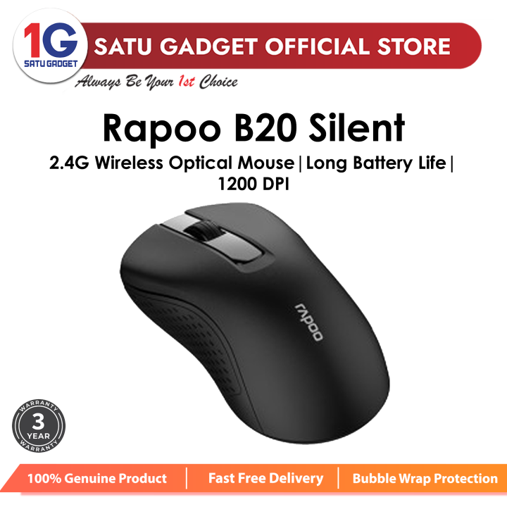 Rapoo B Silent Wireless Optical Mouse Dpi Lazada