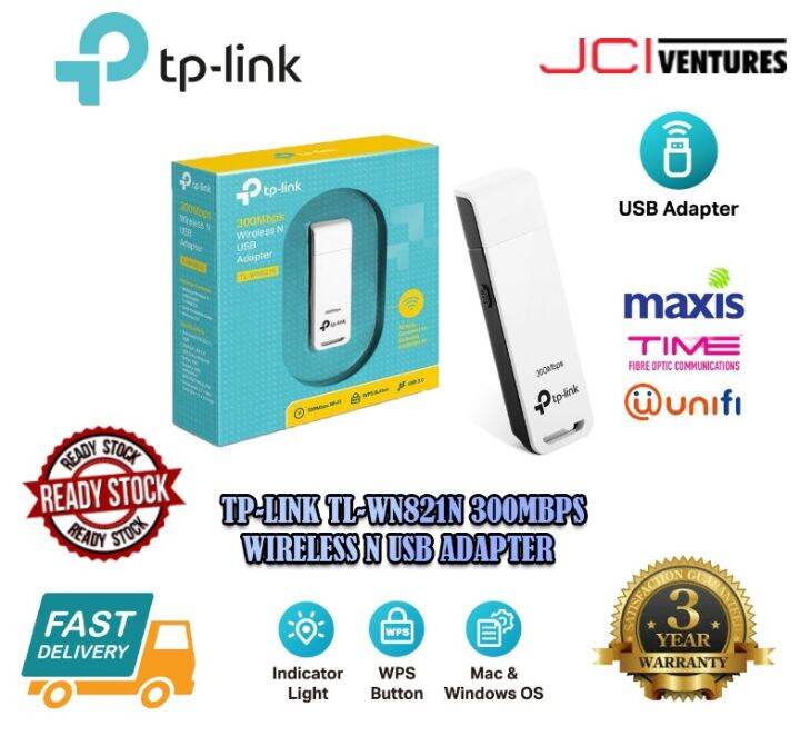 TP LINK TL WN821N 300MBPS WIRELESS N USB ADAPTER Lazada