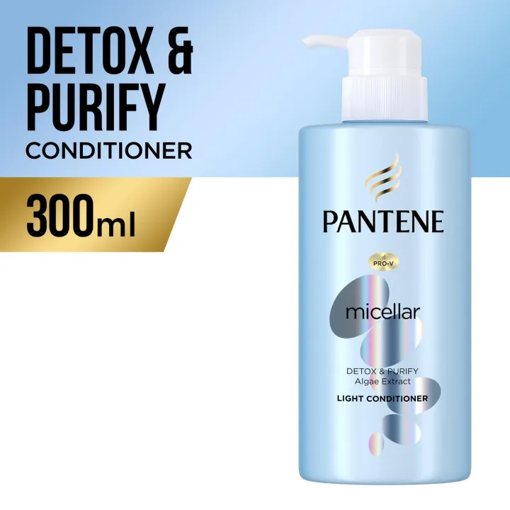 PANTENE Micellar Detox Purify Algae Extract Scalp Conditioner 300ml