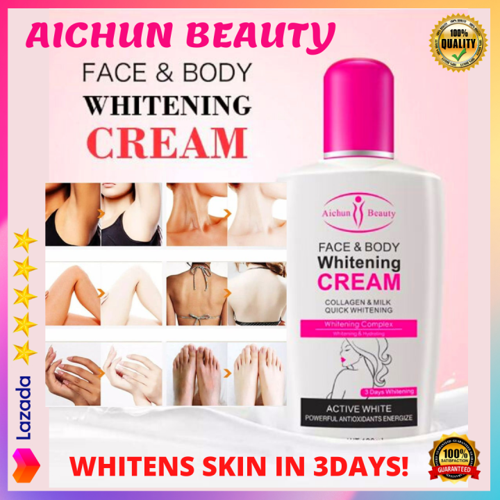 Aichun Face And Body Whitening Cream Milk Collagen Moisturizing And