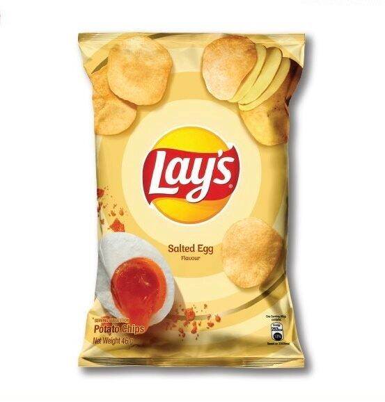 Lay S Potato Chips Salted Egg Flavour Snack Jajan G Lazada