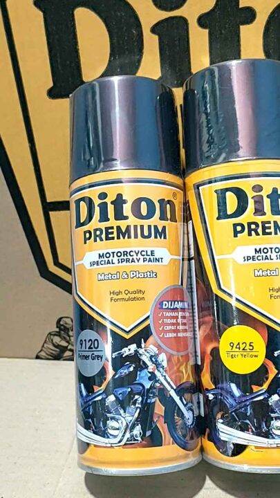 Pilok Cat Diton Premium Paket Klg Tiger Yellow Kuning Primer