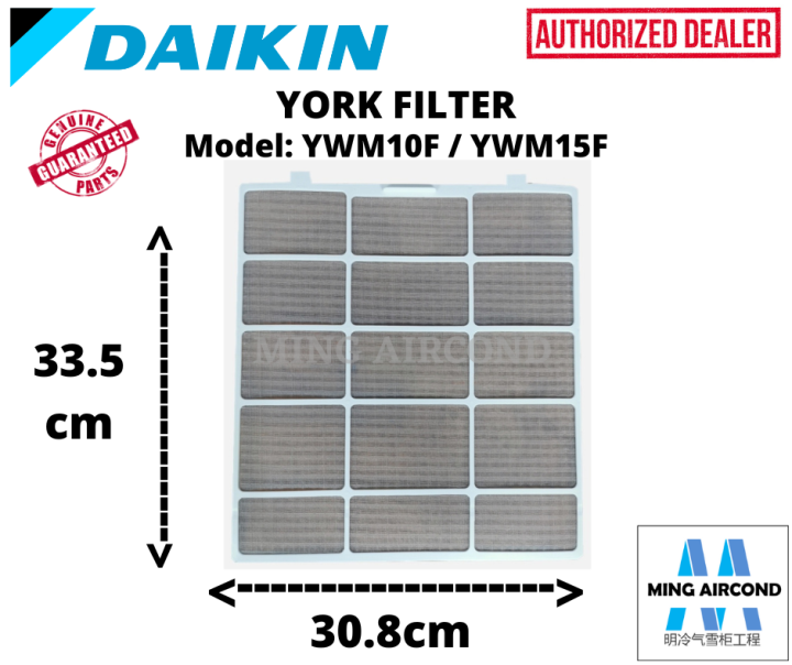 Original Genuine York Acson Daikin Aircond Filter Model Ywm F