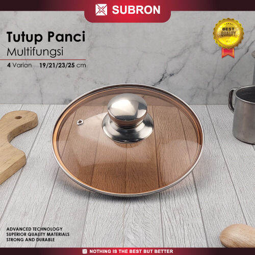 Subron Tutup Panci Sup Cm Milk Pot Kaca Tebal Soup Pan Knob Stainless