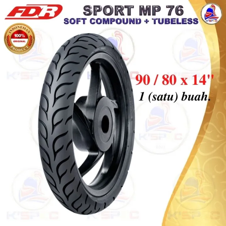 Fdr Tyre X Sport Mp Ban Luar Racing Tubeless Soft