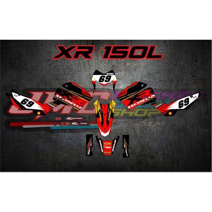 Ready Stock Xr L Honda Full Decals Printed Laminated Lazada Ph