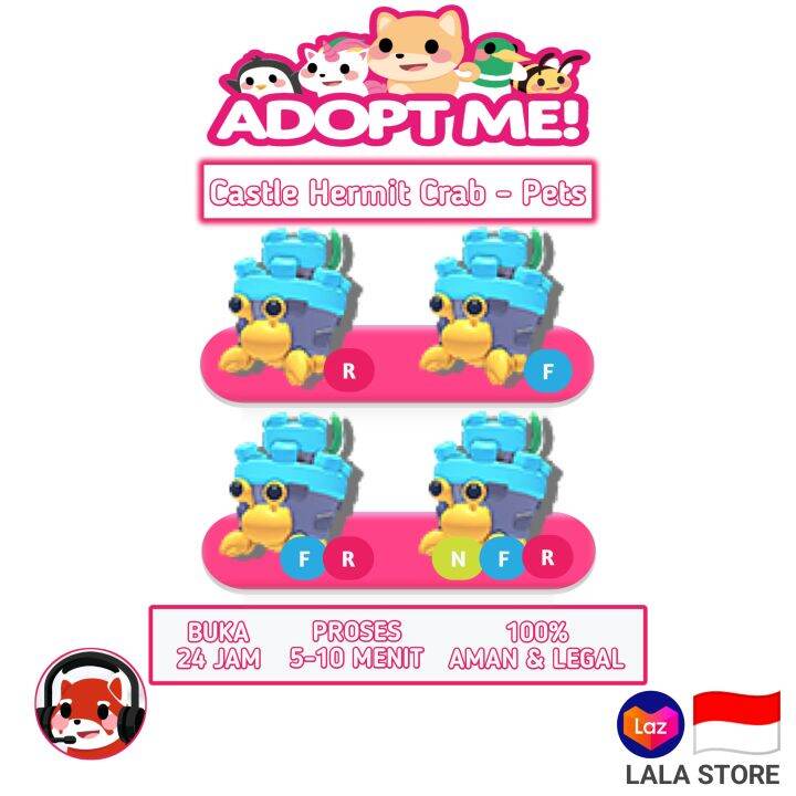 Adopt Me Castle Hermit Crab Roblox Lazada Indonesia