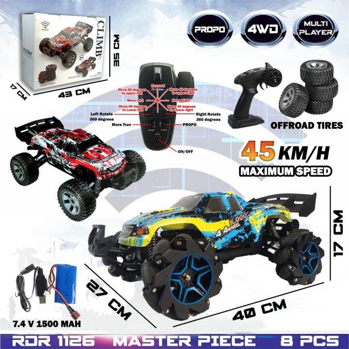 PROMO RDR1126 RDR1137 RC Propo Ultimate 4x4 Offroad Buggy Rock Crawler