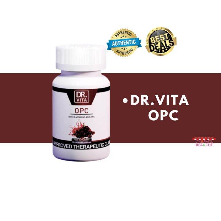 Dr Vita OPC With Vitamins B And Zinc 30 Capsules Lazada PH