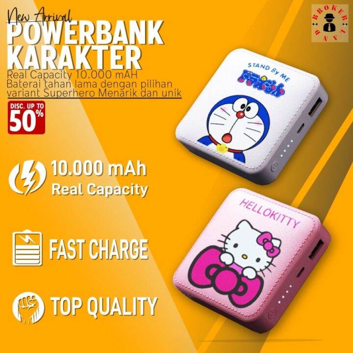 Powerbank Karakter Lucu 10000mAh Lazada Indonesia