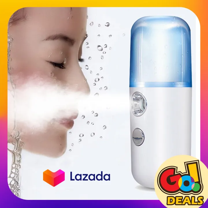 Portable Usb Handy Nano Mist Spray Atomization Mister Face Facial