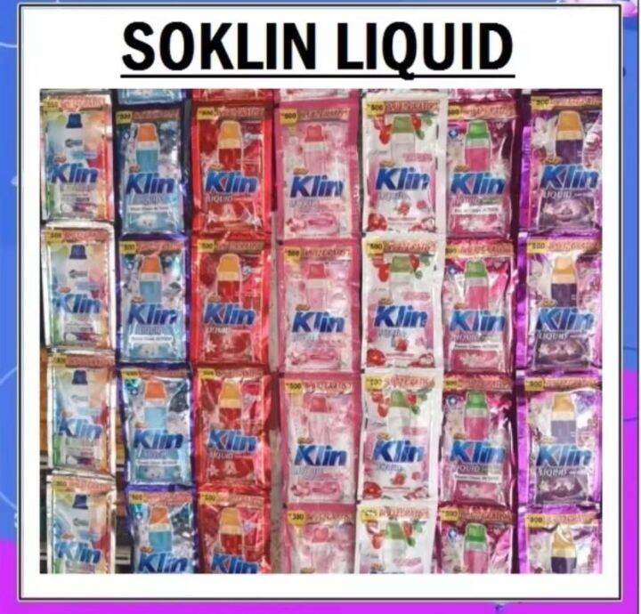 Renceng Soklin Liquid Softergent Detergen Cair Ml So Klin Isi