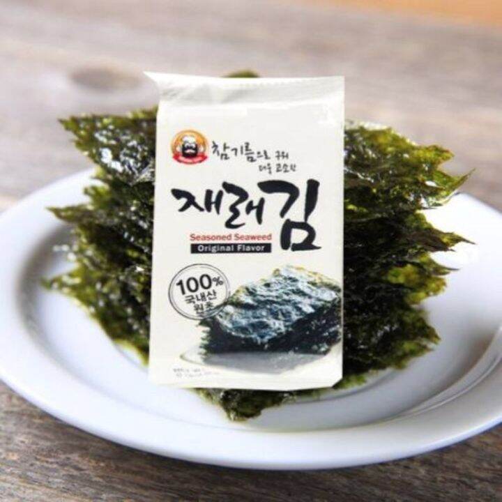 Mr Kim Seaweed Single Pack Halal Mister Kim Korean Seaweed Laver 4g