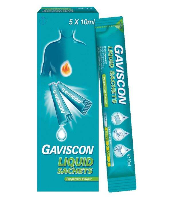 Gaviscon Liquid Sachets 5x10ml Lazada