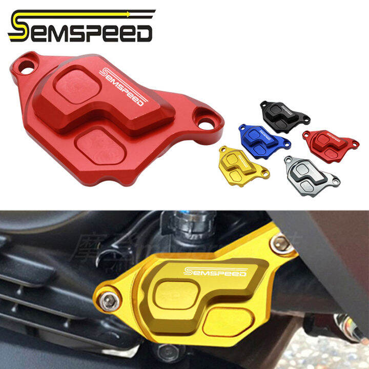 Semspeed Motorcycle Radiator Water Tank Tube Coolant Protector Cover