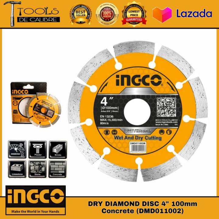 Ingco Dry Diamond Disc Mm Concrete Dmd Lazada Ph