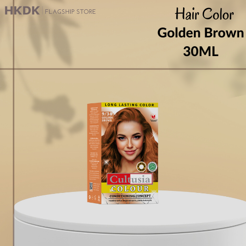 Cultusia Golden Brown Ml Hair Color Cat Rambut Lazada Indonesia