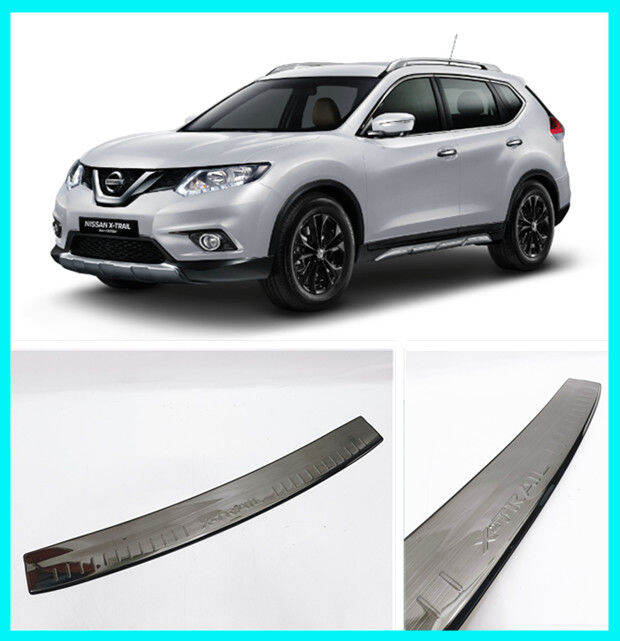 NISSAN XTRAIL X TRAIL T32 2014 2016 BLACK CHROME Rear Bumper Guard