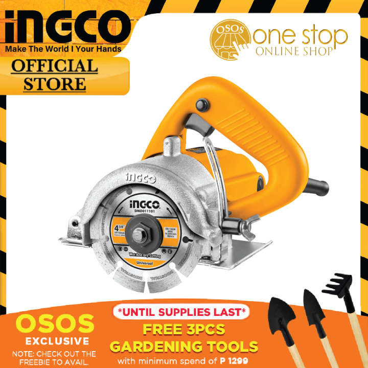 Original Brand Of Ingco By OSOS Marble Cutter MC14008 1400W With FREE