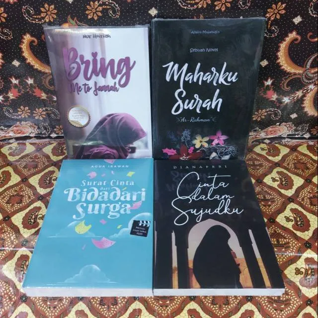 Paket Novel Bring Me To Jannah Maharku Surah Ar Rahman Cinta Dalam