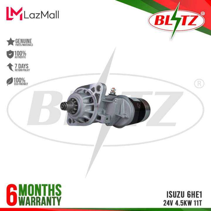 Blitz Starter Assembly Isuzu He T V Kw Months Warranty