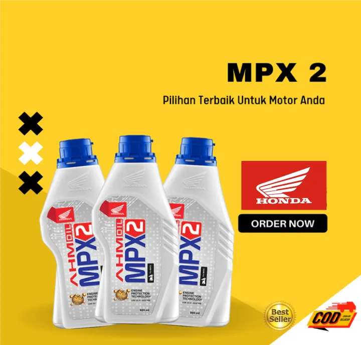 Oli MPX2 800 Ml AHM Oil Matic MPX 2 0 8L MOTOR MATIC HONDA VARIO BEAT