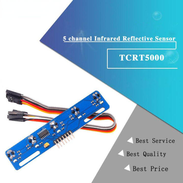 5 Channel Infrared Reflective Sensor TCRT5000 KIT 5 Way Road IR