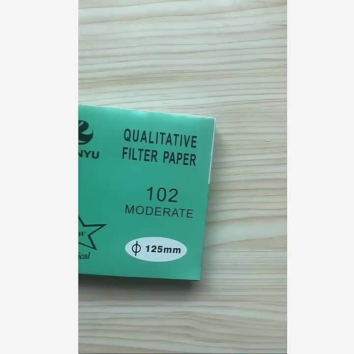 100PCS 12 5cm Laboratory Filter Paper Circular Qualitative Filter Paper