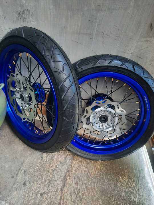 Velg Set Banset Supermoto Yamaha Wr Velg Super Moto Wr Ban Irc Velg