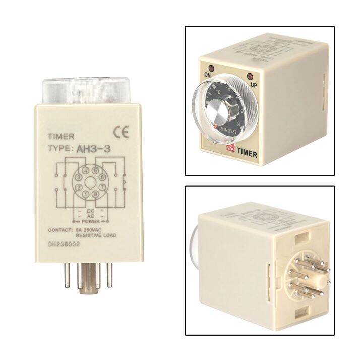 Time Relay 220VAC Power On Delay Timer Time Relay Time Control Switch