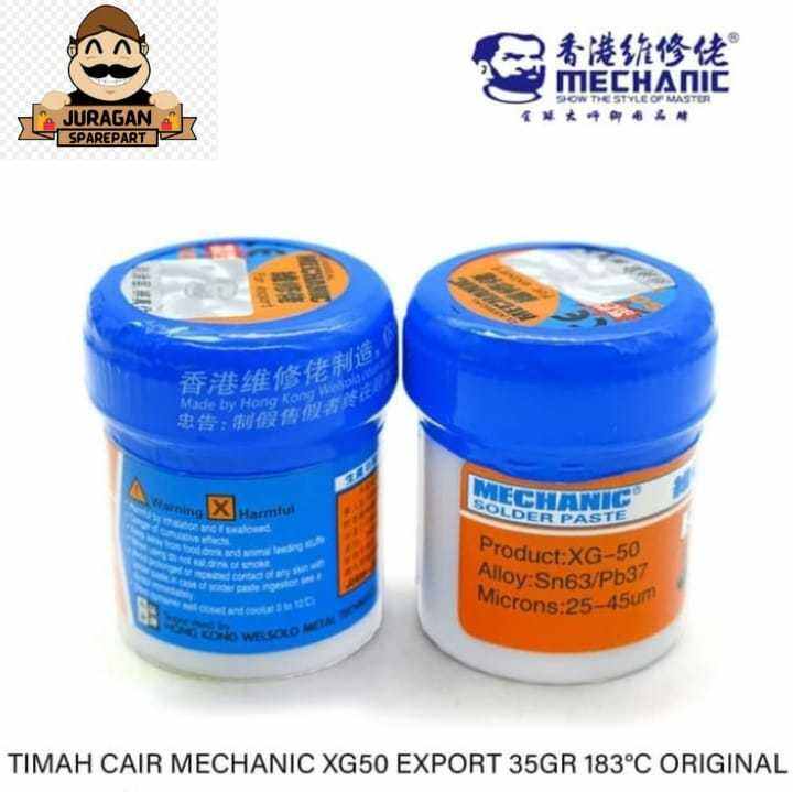 Timah Cair Timah Pasta Solder Mechanic Xg Gr Original Lazada