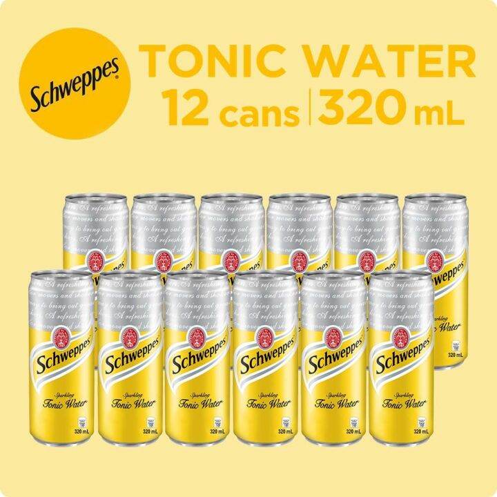 Schweppes Tonic Water 320mL Pack Of 12 Lazada PH