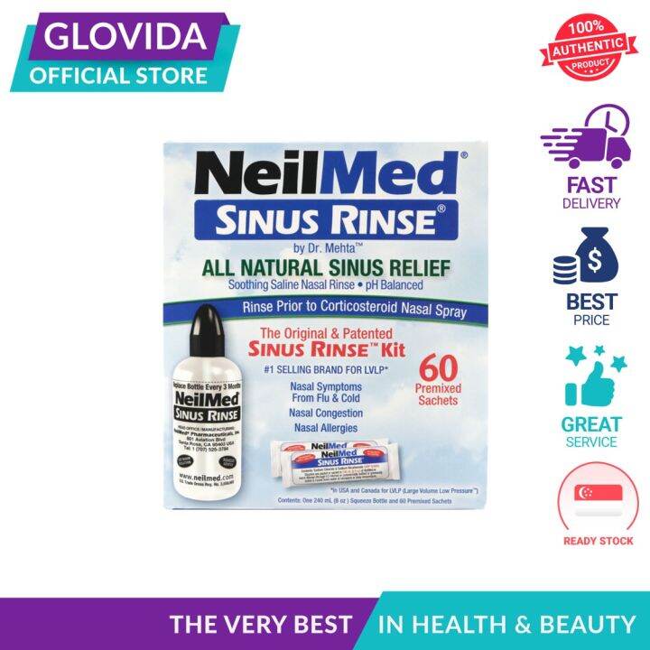 Neilmed Sinus Rinse Kit With Premixed Sachets Exp May Lazada