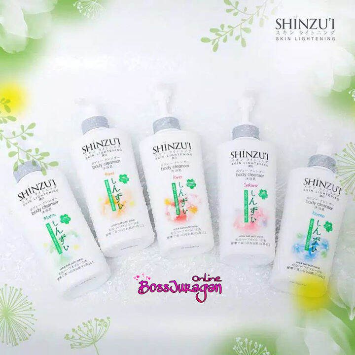 Ml Shinzui Body Cleanser Pump Sabun Mandi Cair Hana Matsu Sakura