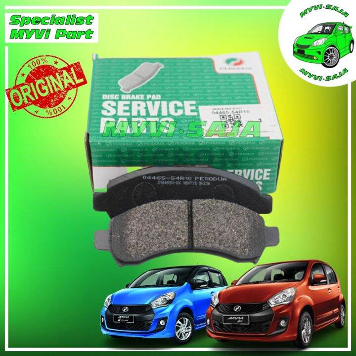 Original Perodua Myvi Lagi Best Front Disc Brake Pad Set Axia Bezza