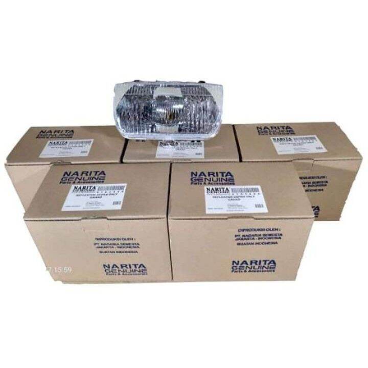 Reflektor Lampu Depan Assy Honda Grand Bulus Sabit Legenda 2 Mirip