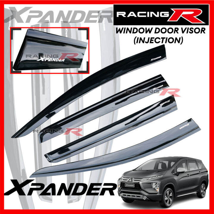 Xpander To Window Door Visor Black Oem Injection Rain