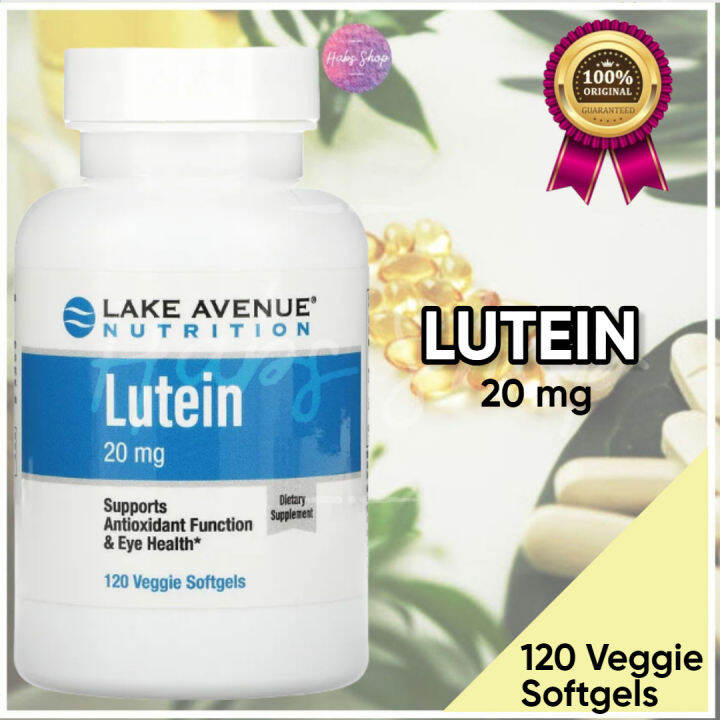 Exp Lake Avenue Nutrition Lutein Mg Veggie Softgels